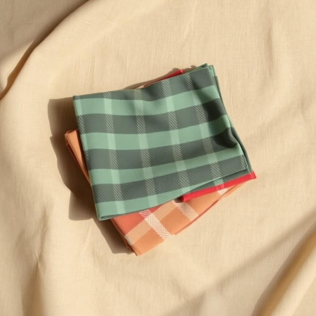 Plaid Bandana Set
